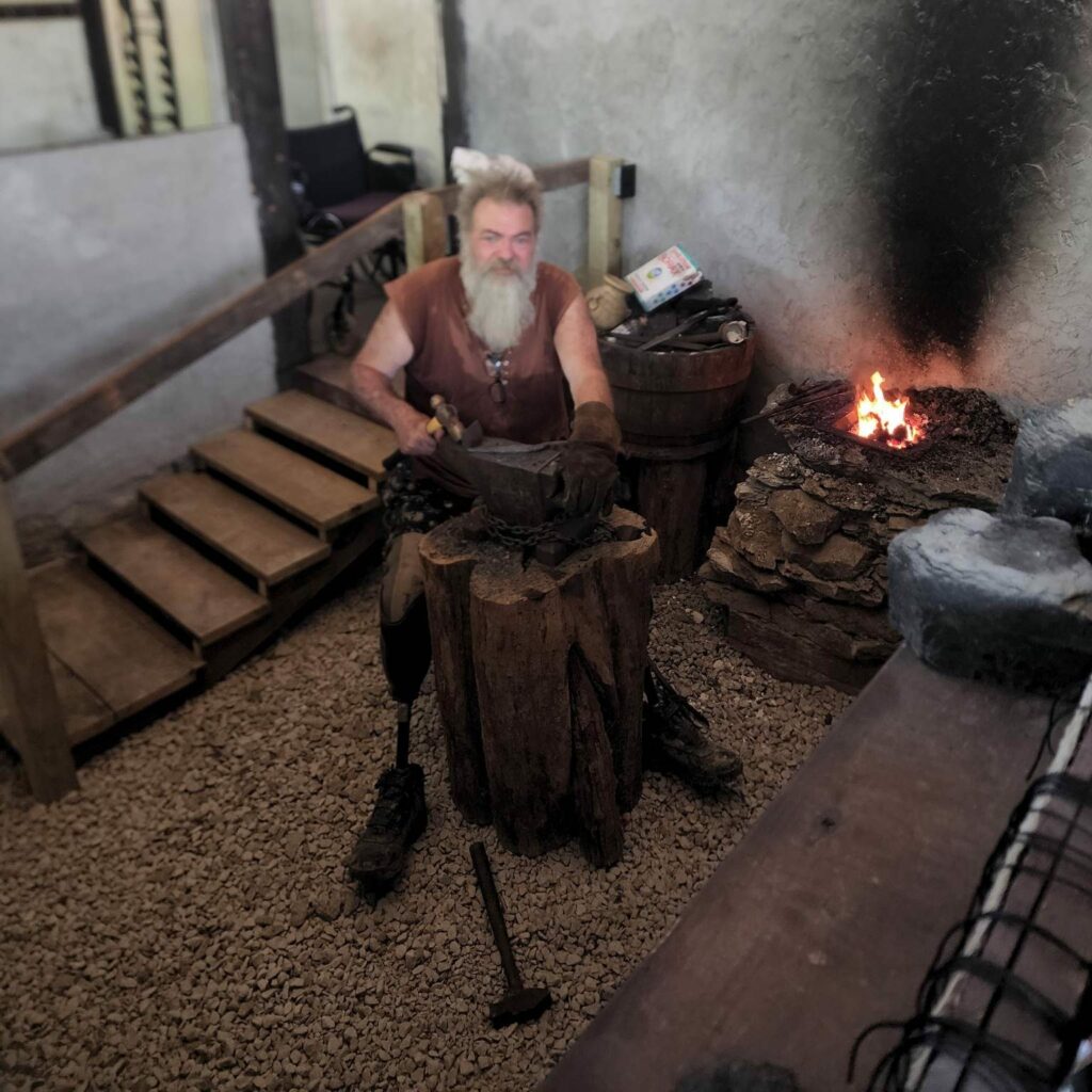 A.J. Drew - Double amputee blacksmith